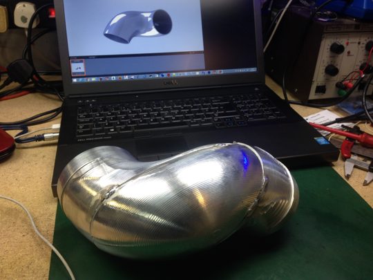 Jag inlet pipe welding